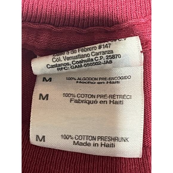 Stanford Political Science Tee Adult Size Medium Red "Not the Size of Your N" - Picture 7 of 9